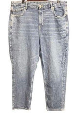American Eagle High Rise Light‎ Wash Denim Casual Everyday Blue Photo 0