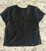 Agolde adine black tee shirt xs Photo 0