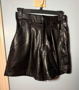 Abercrombie Leather Shorts Vegan Photo 0