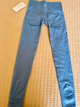 High-Waist Seamless Leggings in Sky Blue Photo 0