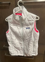 Patagonia Women's Nano Puff Vest in a pale grey women's small Photo 0