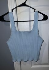 American Eagle Outfitters Light Blue Tank Top Photo 0