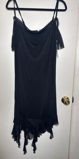 NWT Tinsel Town sz L black fairy whimsy goth midi dress reg.$39 Photo 0