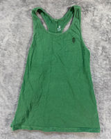 Free People Movement Green Racerback Tank Top Long Small Photo 0