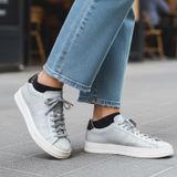P448 Jack Perforated Sneaker in Gray Lilac Photo 0