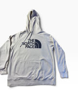 The North Face Half Dome Hoodie Women L White Pullover Logo Sweatshirt Photo 0