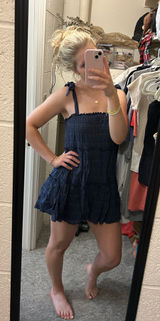 Altar'd State Dress Blue Photo 0
