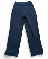 ALO black High-Waist Free Time Straight slit Leg Sweatpants Photo 0