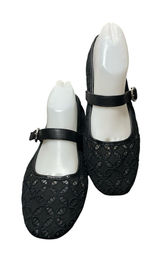 Seychelles Lace Mary Jane Ballernia Flats Sz-9W Photo 0