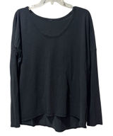 Lululemon Women's Sz 8 Long Sleeve Draped Bum Covering‎ Oversized Shirt Top Yoga Photo 0