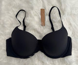 Skims Fits Everybody Pushup Demi Bra Onyx Size 34A Photo 0