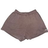Victoria’s Secret PINK athletic short sweat campus shorts medium taupe pockets Photo 0
