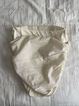 Cream-Colored H&M Draped Cowl Neck Crop Top Ruched Sides Women’s XS Photo 0