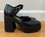 Free People Black Gwen Platform Mary Janes Size 38 (US 8) Photo 0