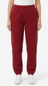 SKIMS Fleece Jogger Sweatpants Women Large Red Cotton Blend Lounge Pants Photo 0