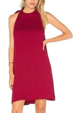 Elliatt Unwrapped‎ Bow Halter Dress Small Backless Sleeveless Party Cocktail Red Photo 0