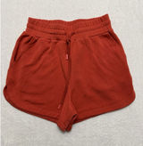 Varley Coulter High Rise Double Soft Short Red Summer Fig Size Small Photo 0