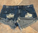 One teaspoon shorts distressed denim 26 Photo 0