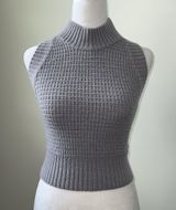 NWOT Sweater-knit Mock Neck Top Photo 0