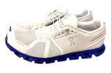 On Cloud 5 Men’s Running Sneakers Low Top Mesh Lace-Up Frost/Indigo 59-98535 Photo 0