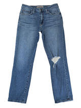 Joe's Jeans Women 28 Medium Indigo Straight Leg Distressed Denim 45GXLLT65994 Photo 0
