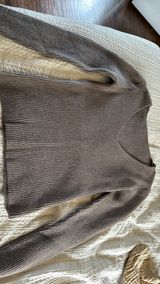 V neck brown sweater Size M Photo 0