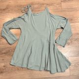 Free People Clear Skies Cold‎ Shoulder Tunic Dress Top Flowy Size XS Xsmall Photo 0
