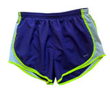Nike Dri-FIT Tempo Running Shorts Purple Volt White Women's Medium Photo 0