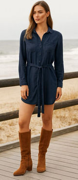Velvet Heart Shirt Mini Dress XS‎ NWT Photo 0