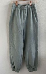 Brandy Melville John Galt Green Sweatpants Joggger Pants Thick Cotton OS/Small Photo 0