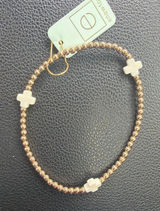 Enewton white + gold cross bracelet Photo 0