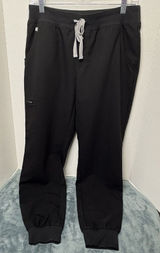 Figs Women's High Waisted Zamora Jogger Scrub Pants Black Medium Photo 0