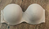 Victoria’s Secret body nude 34D lined strapless convertible bra Photo 0