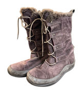 The North Face Janey Purple Suede Winter Boots PrimaLoft Insulated Womens 9‎ Photo 0