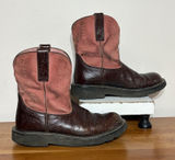 Ariat Fatbaby Pink Ostrich Print Leather Western Boots 10000830 Womens 8B Photo 0