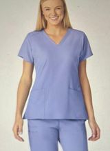WonderWink WONDERWORK unisex pantat ago scrub women's V-neck scrub top Photo 0