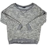American Eagle Outfitters‎ Gray Speckled Knit Metallic Crewneck Sweater Size SP Photo 0