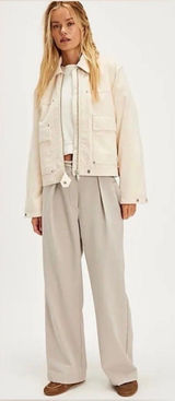 ✨NWOT Free‎ People Tyler Trouser Wide Leg Pants Size L ✨ Photo 0
