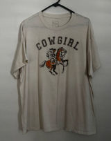 Full Tilt Cream Graphic Cowgirl Tee Photo 0