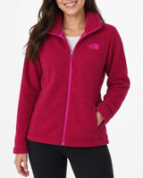 The North Face Womens Full Zip Fleece Jacket Magenta Pink Size L Photo 0