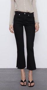 STRETCH SLIT HI RISE JEANS TRE (Size 27) Photo 0