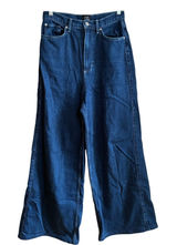 BDG A-Wide High Rise Wide Leg Jeans 30 Blue Womens Cotton Denim Photo 0