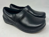 Klogs Mission Black Leather Slip Resistant Nursing Work Clogs Women’s Sz 6 Photo 0