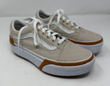 Vans Old Skool Stacked Canvas Platform Sneaker Oatmeal Beige Women Size 7 Photo 0
