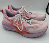 ASICS Novablast 5 Women's Size 9.5 White Coral Reef Running Shoes 1012B766 Photo 0