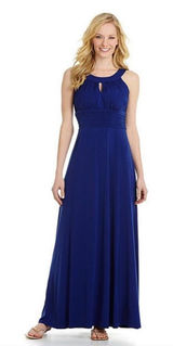 ✨ Sangria Women's Halter Keyhole Maxi Dress✨ Photo 0