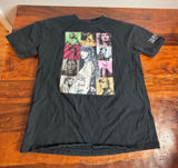 Taylor Swift The Eras Tour Black‎ Graphic T-Shirt Concert Merch Small US Dates Photo 0
