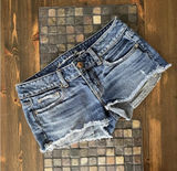Vintage Y2K American Eagle Lowrise Micro Shorts size 2 π Photo 0