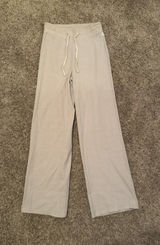 Hollister Cream/Tan Wide Leg Sweatpants Photo 0