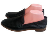 Vince Camuto Black‎ Pebbled Leather Studded Loafers Flats Womens 10M 42 EUC Photo 0